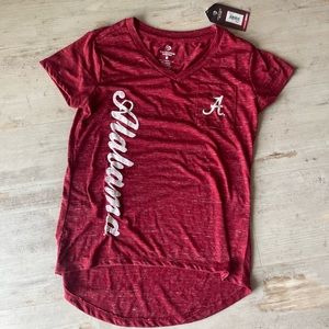 Alabama Crimson Tide V-neck T-shirt NWT